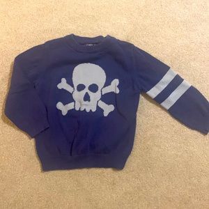 Cherokee skull and crossbones sweater